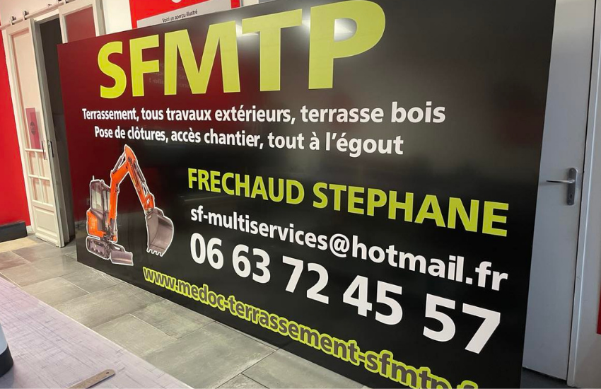 Image d'un panneau enseigne