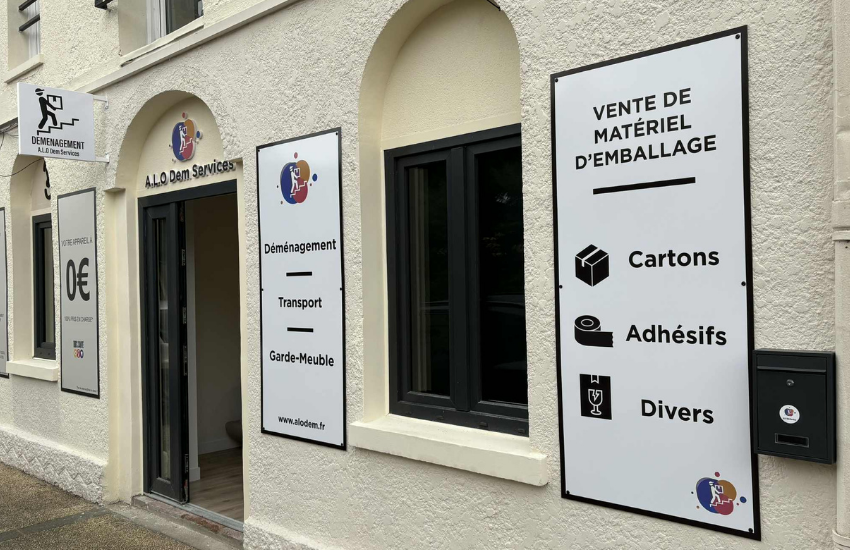 Image d'un panneau enseigne