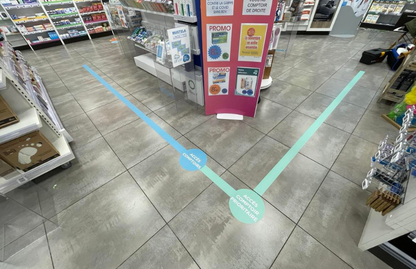 Image d'un marquage au sol