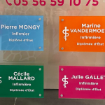 Image d'une plaque professionnelle